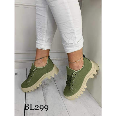 Półbuty damskie 7ABL299.GREEN (36/41,12par)
