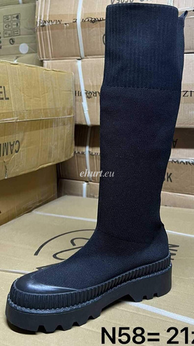 Kozaki damskie 7AN58.BLACK (36/41,12par)