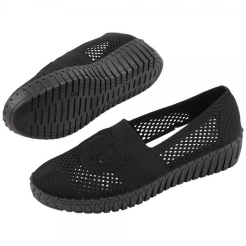 Balerinki damskie F44-2.BLACK (36/41,12par)