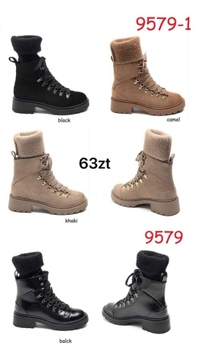 Botki damskie A9579.KOLORDOWYBORU (36/41,12par)