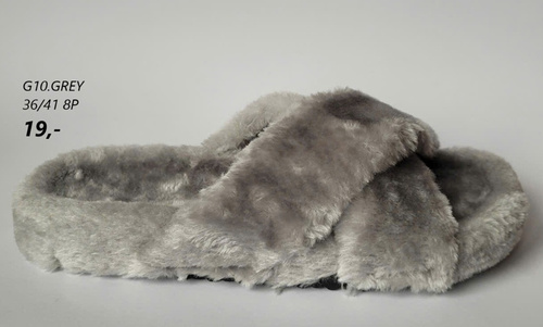 Kapcie damskie G10.GREY (36/41,8par)