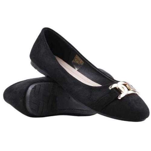 Balerinki damskie F22-1.BLACK (36/41,12par)