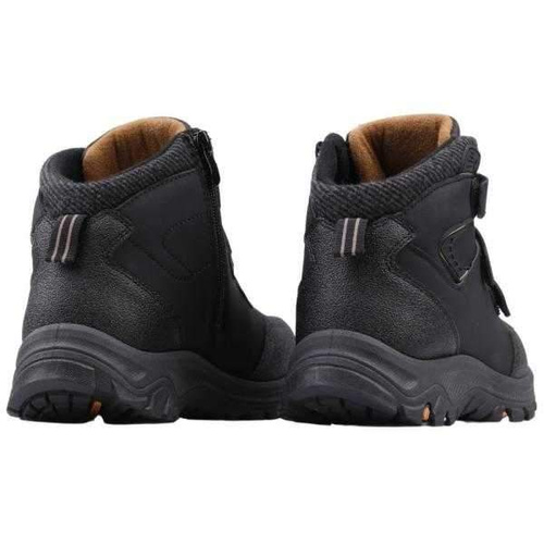 Trzewiki damskie B2043-1.BLACK/CAMEL (36/41,8par)