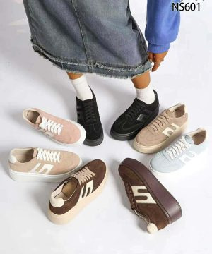 Buty sportowe damskie 7ANS601.COFFEE (36/41,12par)