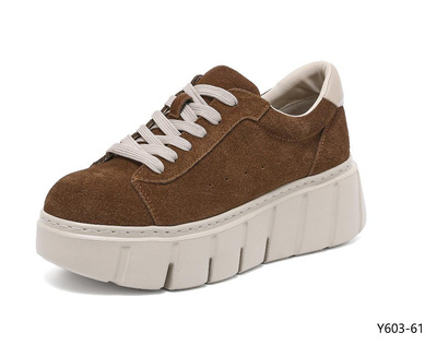 Buty sportowe damskie Y603-61.BROWN (36/41,8par)