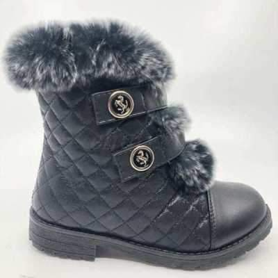 Trzewiki dziewczęce 5AC1711-1.BLACK (31/36,8par)