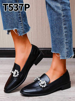 Balerinki damskie 7AT537.BLACK (36/41,12par)