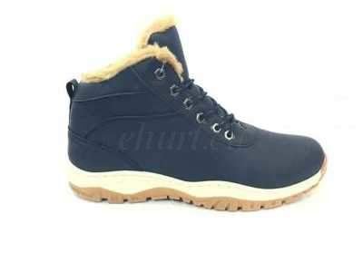 Trzewiki męskie A1716-4.NAVY Ocieplane (41/46,8par)