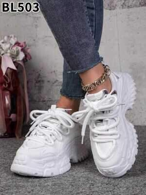 Buty sportowe damskie BL503.WHITE (36/41,12par)