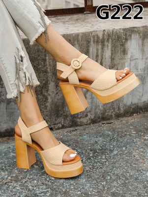 Sandały damskie G222.KHAKI (36/41,12par)