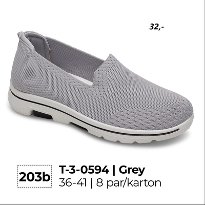 Trampki damskie 3-0594.GREY (36/41,8par)