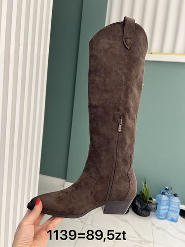 Kozaki damskie 1139.BROWN (36/41,12par)