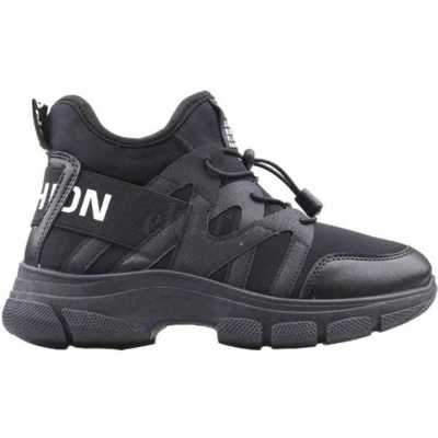 Trzewiki damskie RM41-2.BLACK/BLACK (36/41,12par)