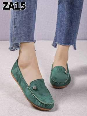 Balerinki damskie 7AZA15.GREEN (36/41,12par)