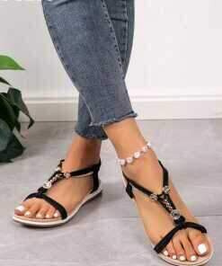 Sandały damskie  7ABG150.BLACK (36/41,12par)