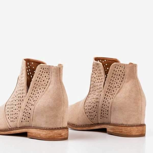 Botki damskie 7AA3733-39.BEIGE (36/41,12par)