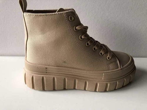 Trampki damskie 7A88-50.KHAKI (36/41,12par)