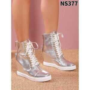 Botki damskie    7ANS377.SILVER    (36/41,12par)