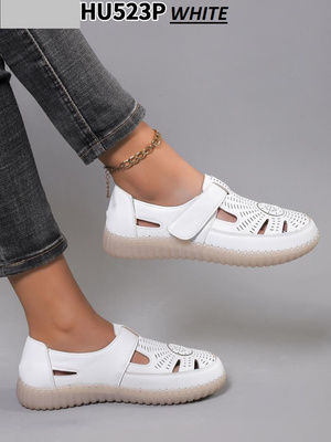 Półbuty damskie HU523.WHITE (36/41,12par)
