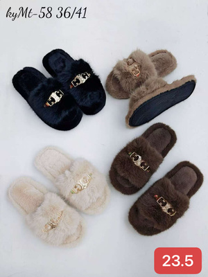 Kapcie damskie 7AKYMT-58.MIX (36/41,36par)