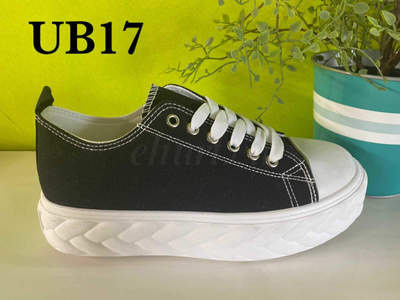 Trampki damskie 7AUB17.BLACK  (36/41,12par)