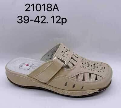 Klapki damskie 7A21018A.BEIGE (39/42,12par)