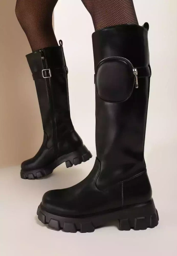 Kozaki damskie RQ2042-1.BLACK (36/41, 8par)