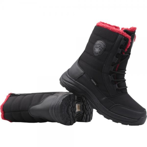Trzewiki damskie BG18-1.BLACK/RED (36/41,12par)