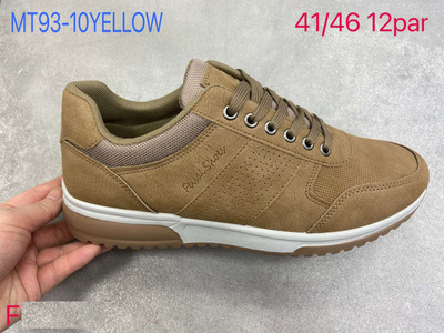 Buty sportowe męskie  9AMT93-10.YELLOW (41/46,12par)