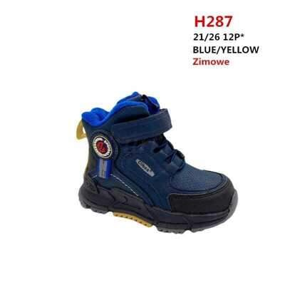 Botki dziewczęce 1AH287.BLUE/YELLOW (21/26,12par)