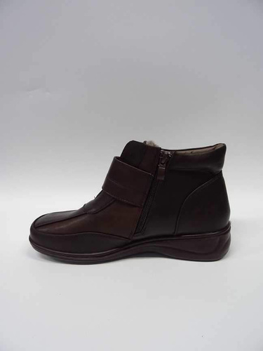 Botki damskie 7A27195-8.BROWN Ocieplane (36/41,12par)