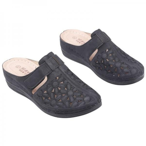 Klapki damskie DE991-5.BLACK (36/41,12par)