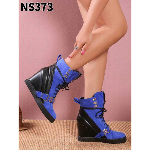 Botki damskie nieocieplane  7ANS373.BLUE  (36/41,12par)