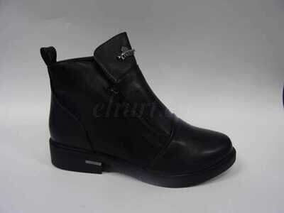 Botki damskie ocieplane 7A951-9.BLACK (37/41,12par)