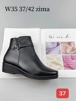 Botki damskie 7AW35.BLACK (37/42,12par)