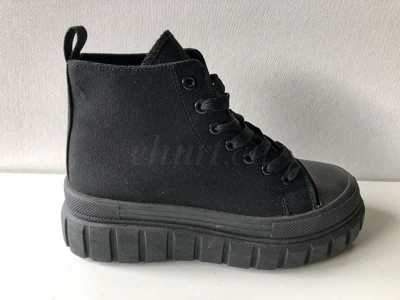 Trampki damskie 7A88-50.BLACK (36/41,12par)