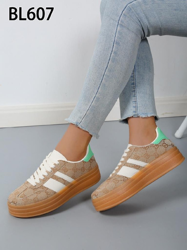 Buty sportowe damskie BL607.KHAKI (36/41,12par)