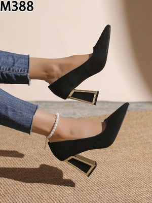 Czółenka damskie   7AM388.BLACK     (36/41 12par)