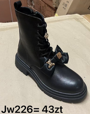 Botki damskie ocieplane JW226.BLACK (36/41,12par)