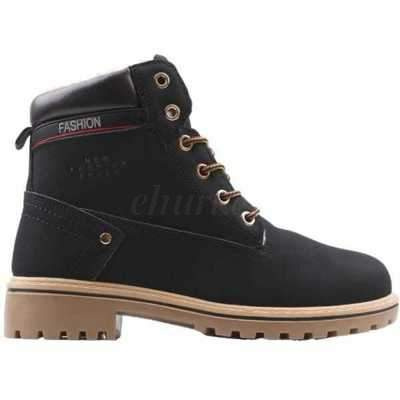 Trzewiki damskie B164-19.BLACK/BROWN (37/41,8par)