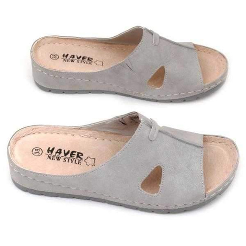 Klapki damskie DE984-2.GREY (36/41,12par)