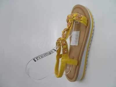 Sandały damskie 7AG5003-06.YELLOW (36/41,12par)