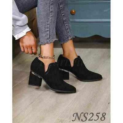 Botki damskie 7ANS258.BLACK (36/41,12par)