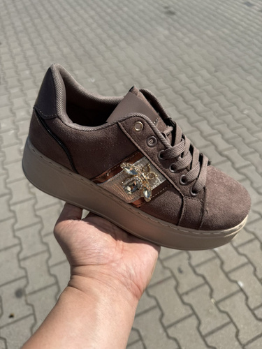 Buty sportowe damskie  7C3913.BROWN (36/41,12par)