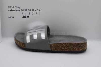 Klapki damskie 7A0510.GREY (36/41,12par)