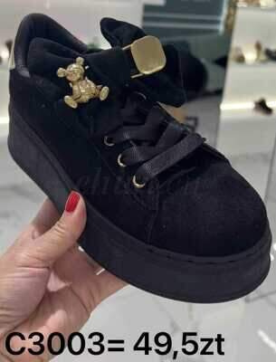Trampki damskie 7AC3003.BLACK (36/41,12par)