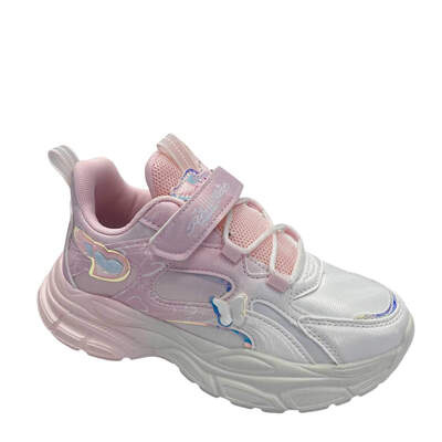 Buty sportowe chłopięce  5ALC965.WHITE/PINK   (32/37,12par)