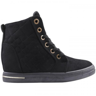 Botki damskie R243A-1.BLACK/GOLD (36/41,12par)