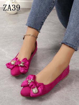 Balerinki damskie ZA39.FUSHIA (36/41,12par)