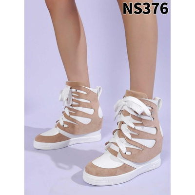 Botki damskie NS376.KHAKI (36/41,12par)